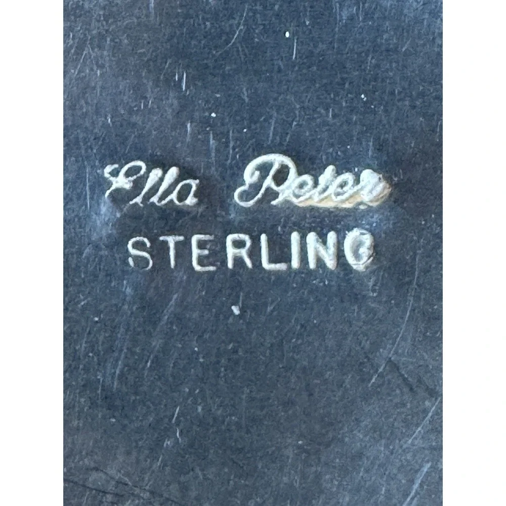 Ella Peter Sterling Multistone Inlay Pendant Earrings Set 24
